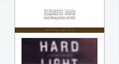 Desktop Screenshot of elizabethhand.com