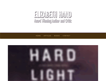 Tablet Screenshot of elizabethhand.com